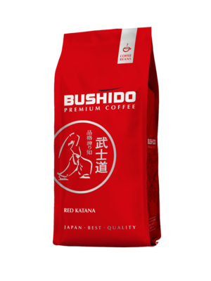 Bushido Red katana 227 beans